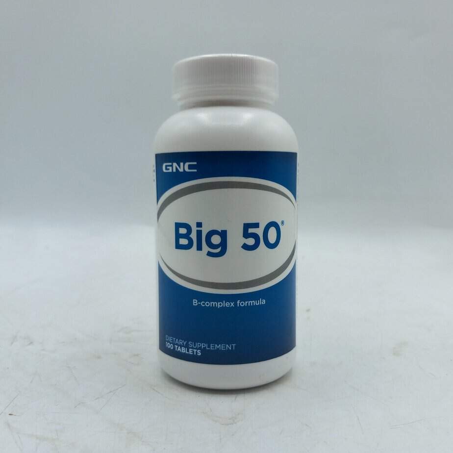 ب کمپلکس بیگ 50 جی ان سی GNC B50 7 ب کمپلکس ب 50 جی ان سی GNC B50
