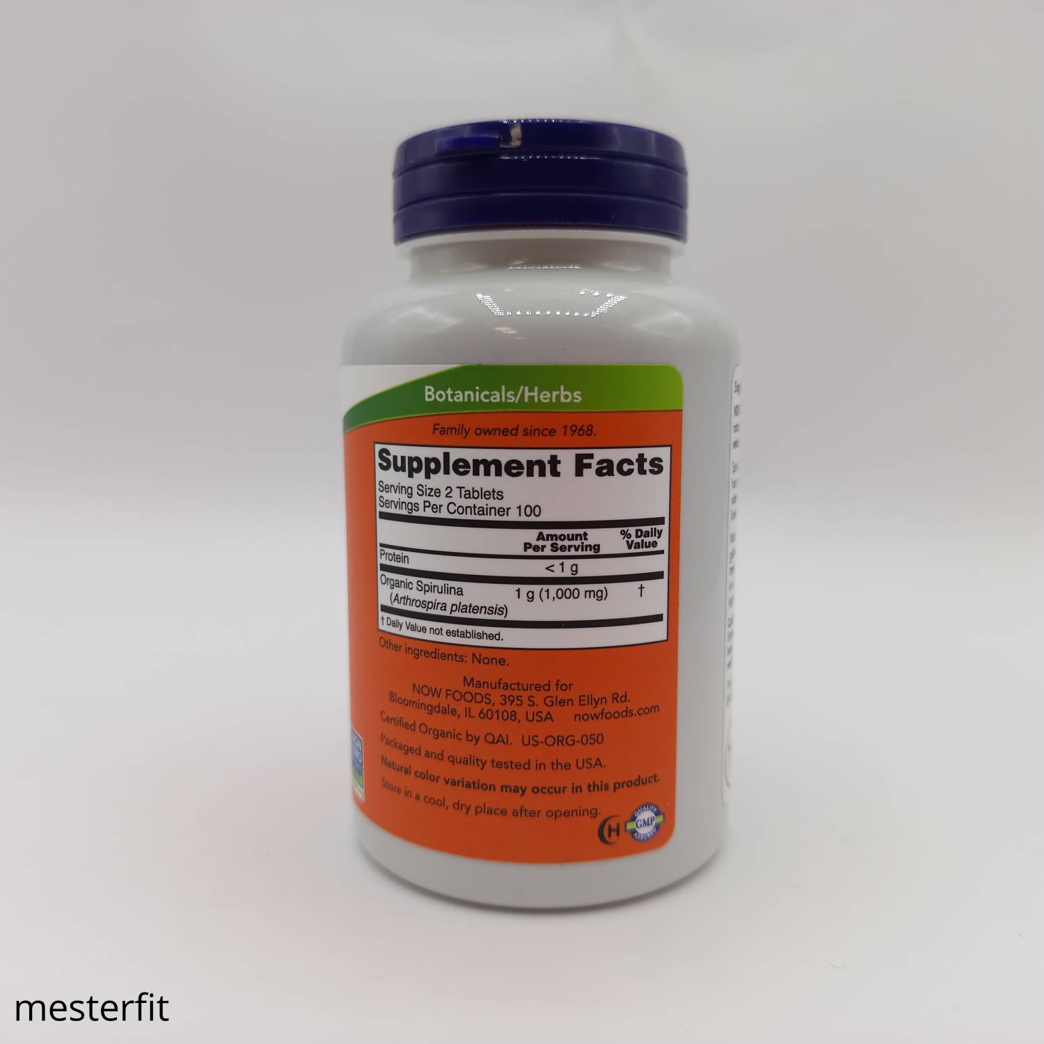 اسپیرولینا ناو 500 میلی گرم 200 عدد NOW Spirulina 4 اسپیرولینا ناو 500 میلی گرم 200 عدد NOW Spirulina