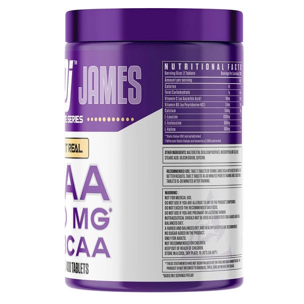 بی سی ای ای دنیس جیمز 4800 میلی گرم 3 بی سی ای ای پل ناتریشن 4800 میلی گرم Dennis James Signature Series BCAA