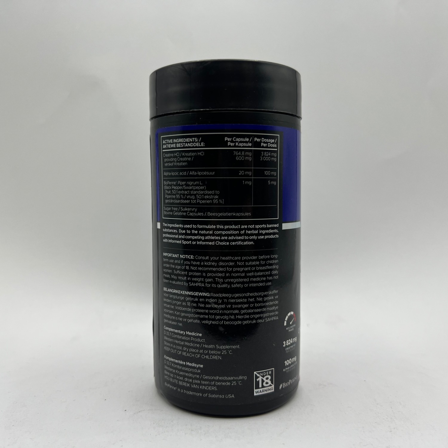 کراتین اچ سی ال یو اس ان USN Creatine HCL 3 کراتین اچ سی ال یو اس ان USN Creatine HCL