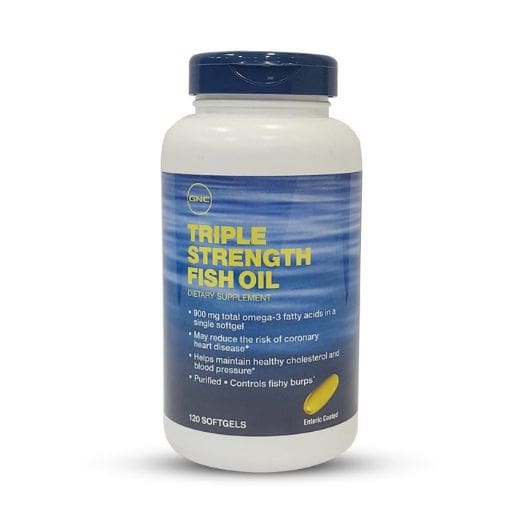 امگا 3 جی ان سی GNC Triple Strength Fish Oil 1 امگا 3 جی ان سی 120 عددی GNC Triple Strength Fish Oil