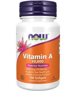 ویتامین آ ناو 10000 واحد 100 عدد NOW Vitamin A