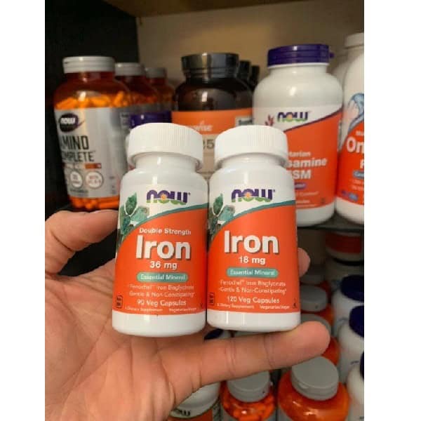 قرص آهن ناو 36 میلی گرم 90 عدد NOW Iron 36 mg 2 قرص آهن ناو 36 میلی گرم 90 عدد NOW Iron 36 mg - Image 2