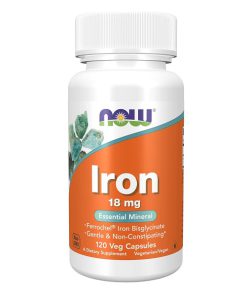 قرص آهن ناو 18 میلی گرم 120 عدد NOW Iron 18mg