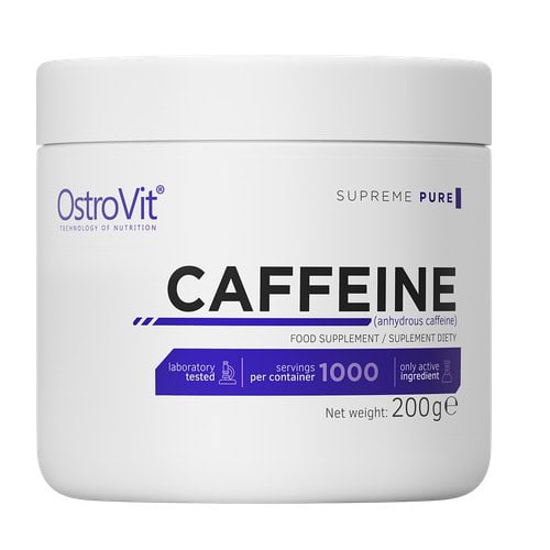 پودر کافئین استرویت 200 گرم OstroVit Caffeine 1 پودر کافئین استرویت 200 گرم OstroVit Caffeine