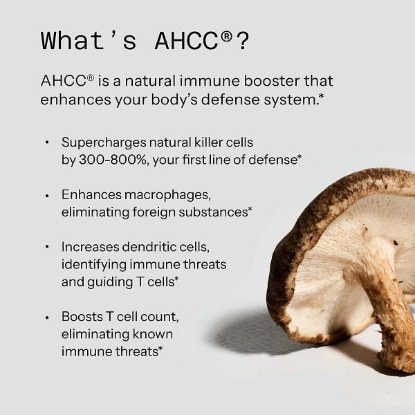 کپسول کینوکو گلد AHCC آمریکایی اصل Kinoko Gold AHCC 8 کپسول کینوکو گلد AHCC آمریکایی