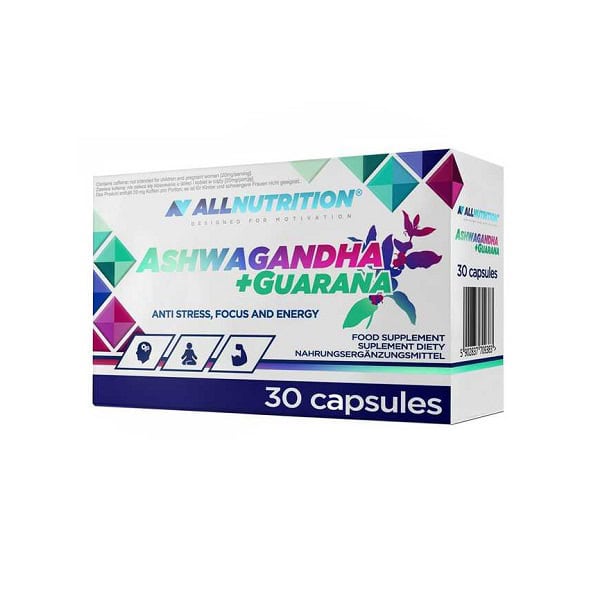 آشواگاندا و گوارانا آل نوتریشن ALLNUTRITION 1 آشواگاندا و گوارانا آل نوتریشن ALLNUTRITION ASHWAGANDHA + GUARANA
