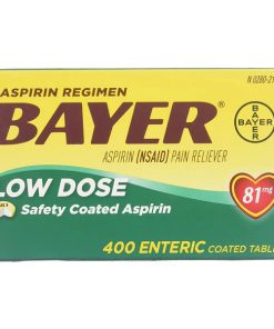 آسپرین بایر 81 میلی گرم 400 عدد Bayer Aspirin