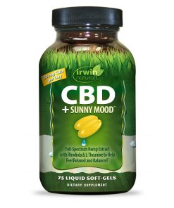 سی بی دی و سانی مد اروین نچرالز Irwin Naturals CBD +Sunny Mood