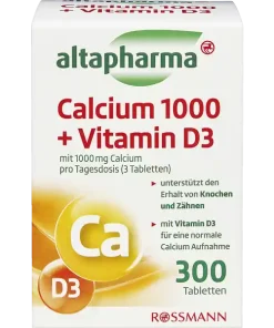 کلسیم و ویتامین دی آلتافارما Altapharma Calcium 1000 + Vitamin D3