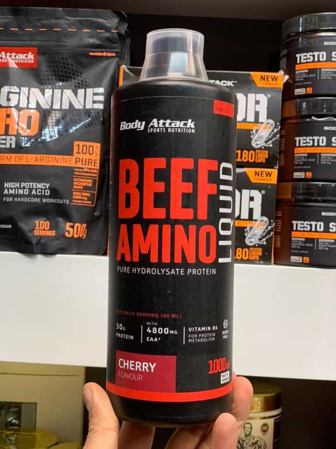 مایع بیف آمینو بادی اتک 1 لیتر Body Attack 100% Beef Amino 2 مایع بیف آمینو بادی اتک 1 لیتر Body Attack 100% Beef Amino - Image 2