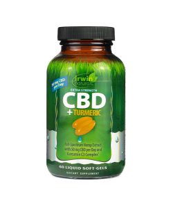 سی بی دی و عصاره زردچوبه اروین نچرالز Irwin Naturals CBD +Turmeric Extra Strength