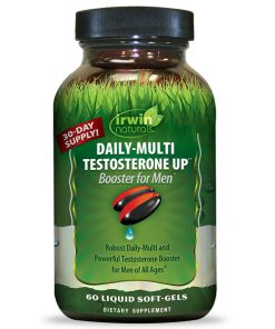تقویت کننده تستوسترون اروین نچرالز Irwin Naturals, Daily-Multi Testosterone Up
