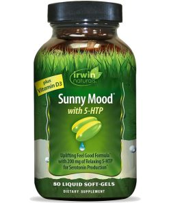 سانی مد و 5HTP اروین نچرالز 80 عدد Irwin Naturals Sunny Mood 5-HTP