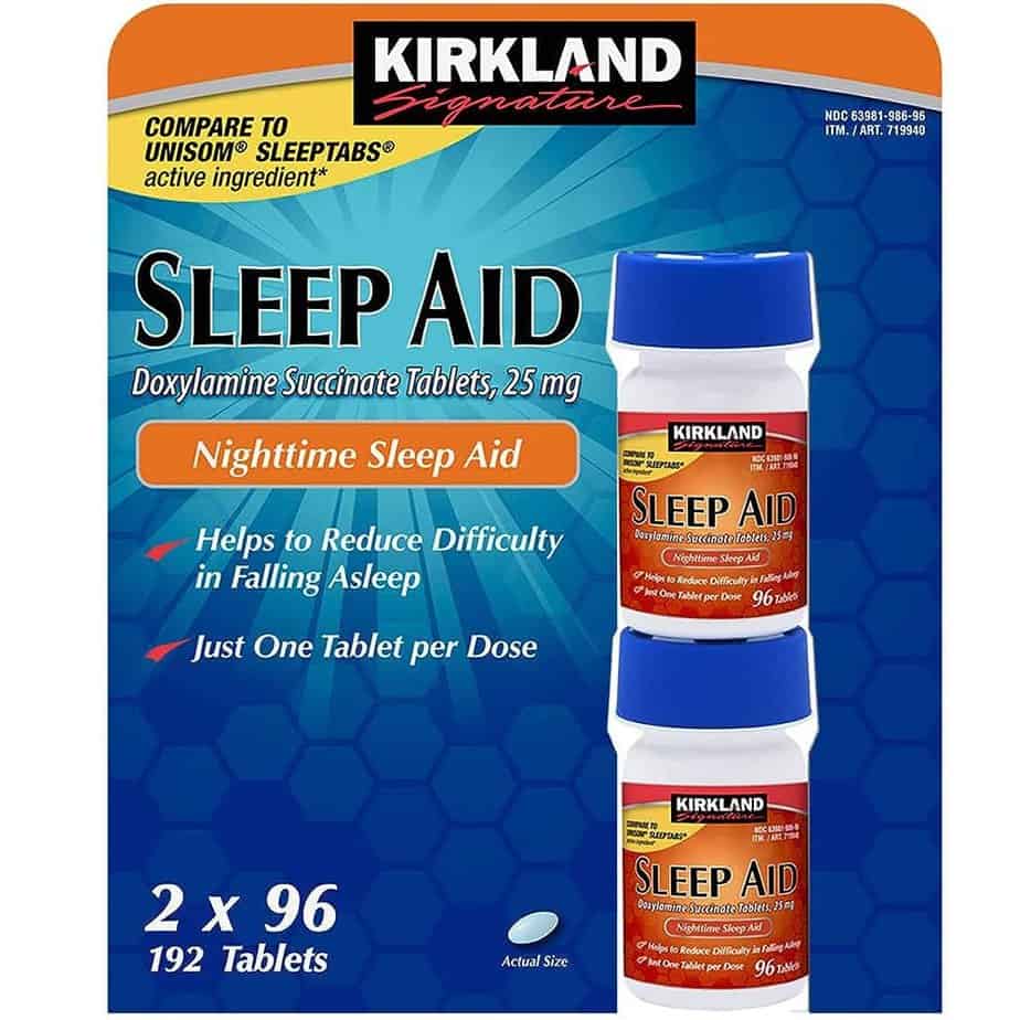 تقویت کننده خواب کرکلند Kirkland Signature Sleep Aid 1 تقویت کننده خواب کرکلند Kirkland Signature Sleep Aid