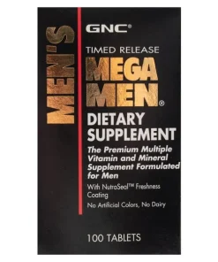 مولتی ویتامین مگا من جی ان سی GNC MEGA MEN DIETARY SUPPLEMENT