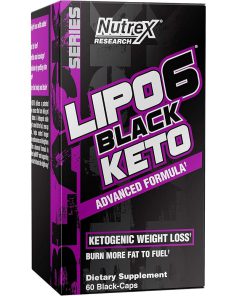 چربی سوز لیپو 6 بلک کتو ناترکس Nutrex Lipo6 Black Keto