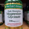 منیزیم گلیسینات نیچرز بونتی Nature’s Bounty Magnesium Glycinate