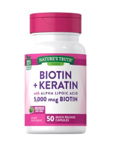 بیوتین نیچرز تریث Natures Truth Biotin + Keratin