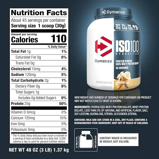 پروتئین ایزوله وی دایماتیز 45 سروینگ Dymatize ISO100 Whey Isolate 4 پروتئین ایزوله وی دایماتیز 45 سروینگ Dymatize ISO100 Whey Isolate