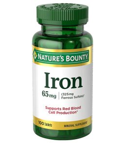 قرص آهن نیچرز بونتی 65 میلی گرم 100 قرص Nature’s Bounty Iron