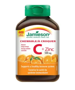 ویتامین سی و زینک جمیسون 400 عدد Jamieson Vitamin C + Zinc