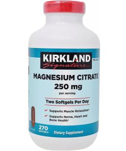 منیزیم سیترات کرکلند 250 میلی گرم 270 عدد Kirkland Magnesium Citrate