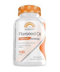 روغن بذر کتان سان گیفت 1000 میلی گرم 100 عدد Sungift Flaxseed Oil