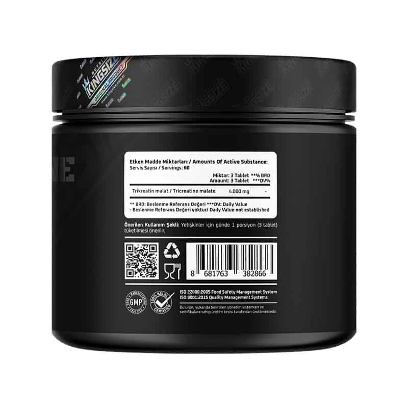 تری کراتین مالات کینگ سایز نوتریشن Kingsize Nutrition Tri-Creatine Malate 2 تری کراتین مالات کینگ سایز نوتریشن Kingsize Nutrition Tri-Creatine Malate