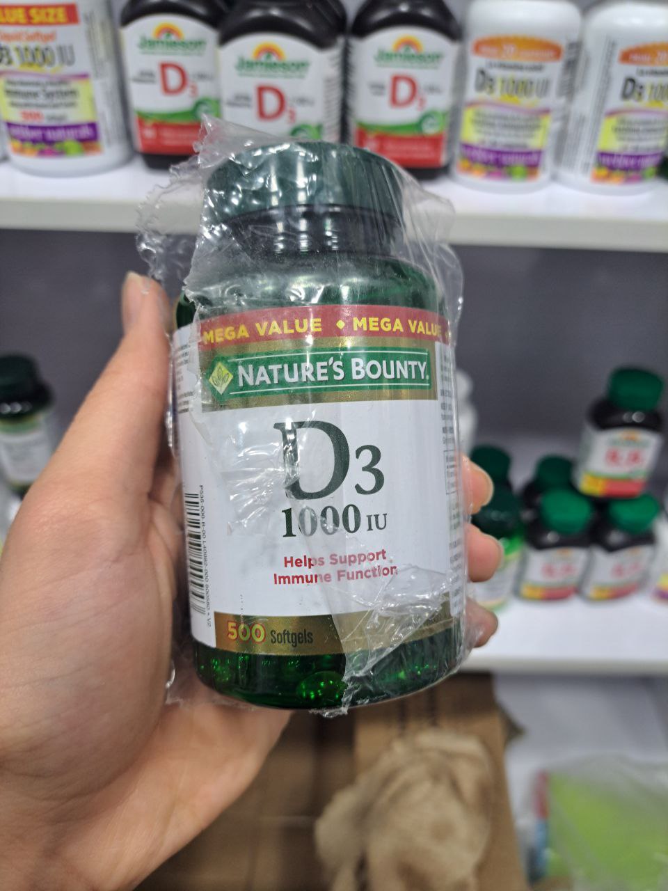 ویتامین D3 نیچرز بونتی 500 عددی Nature's Bounty Vitamin D3 1000IU 2 ویتامین D3 نیچرز بونتی 500 عددی Nature's Bounty Vitamin D3 1000IU