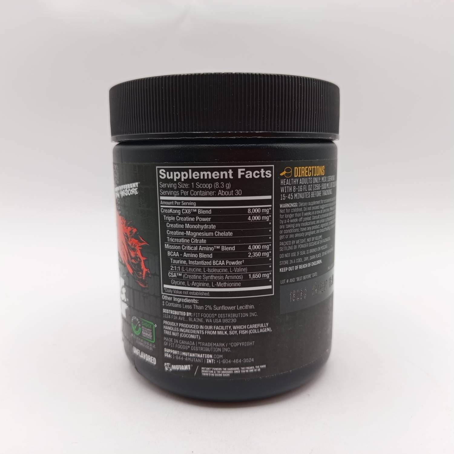 کراتین موتانت اصل 240 گرم Mutant Creakong CX8 6 کراتین موتانت 240 گرم Mutant Creakong CX8