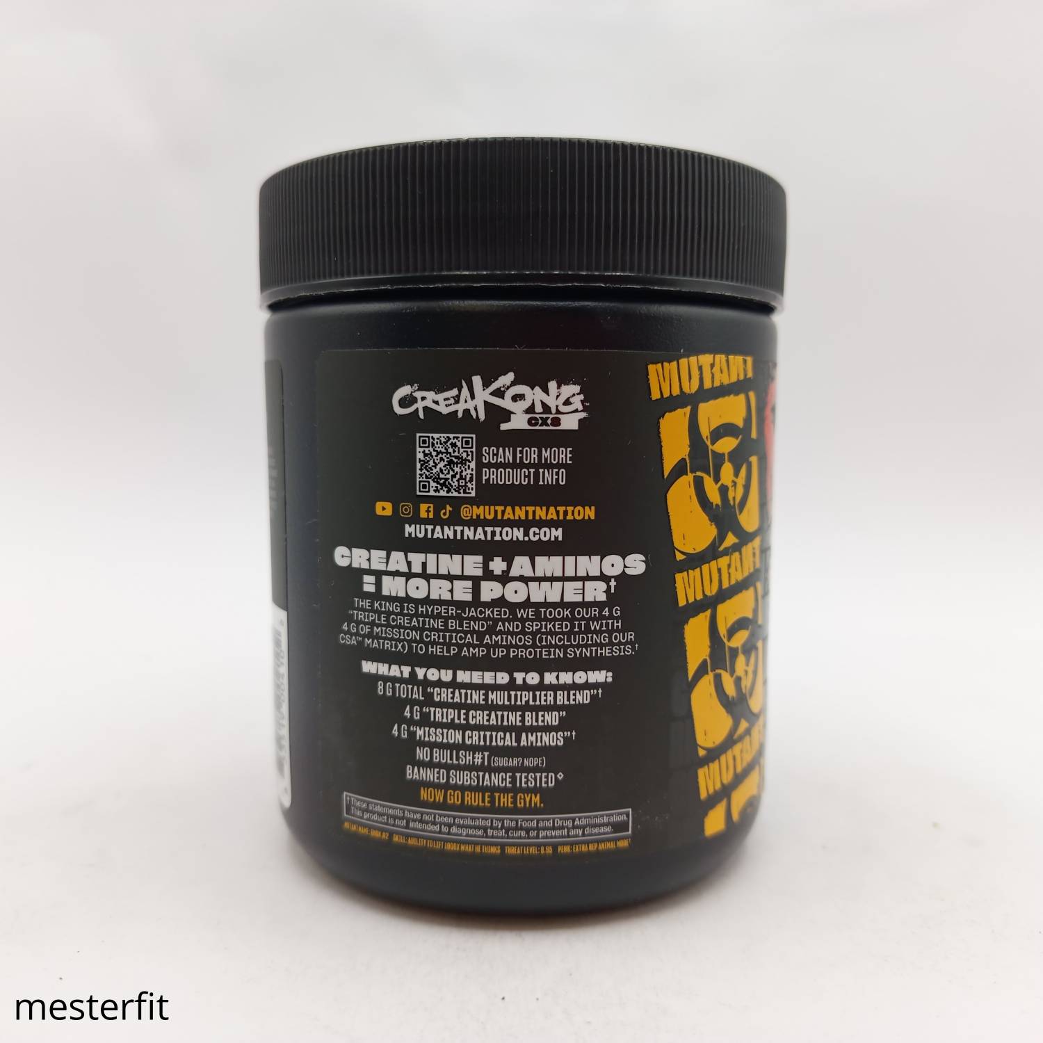 کراتین موتانت اصل 240 گرم Mutant Creakong CX8 4 کراتین موتانت اصل 240 گرم Mutant Creakong CX8