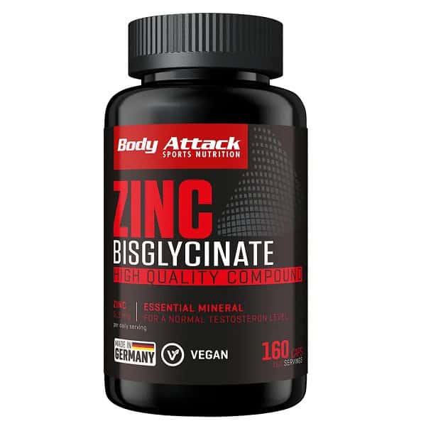 بیس گلیسینات روی بادی اتک 160 عدد Body Attack Zink Bisglycinate 1 بیس گلیسینات روی بادی اتک 160 عدد Body Attack Zink Bisglycinate