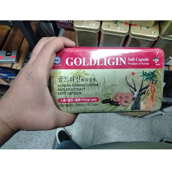 قرص شاخ گوزن، گانودرما و عصاره جینسینگ گلدلیگین Goldligin 5 قرص شاخ گوزن، گانودرما و عصاره جینسینگ گلدلیگین Goldligin