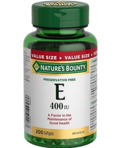 ویتامین ای نیچرز بونتی 400 واحد 200 عدد Nature's Bounty Vitamin E 400IU