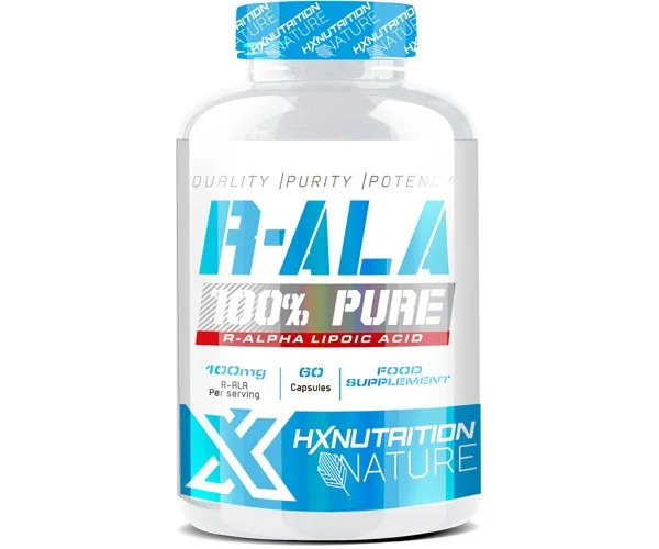 آلفا لیپوئیک اسید اچ ایکس نوتریشن HX NUTRITION R-ALA 1 آلفا لیپوئیک اسید اچ ایکس نوتریشن HX NUTRITION R-ALA