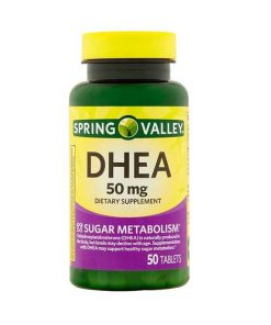 دی اچ ای آ اسپرینگ والی Spring Valley DHEA 50mg