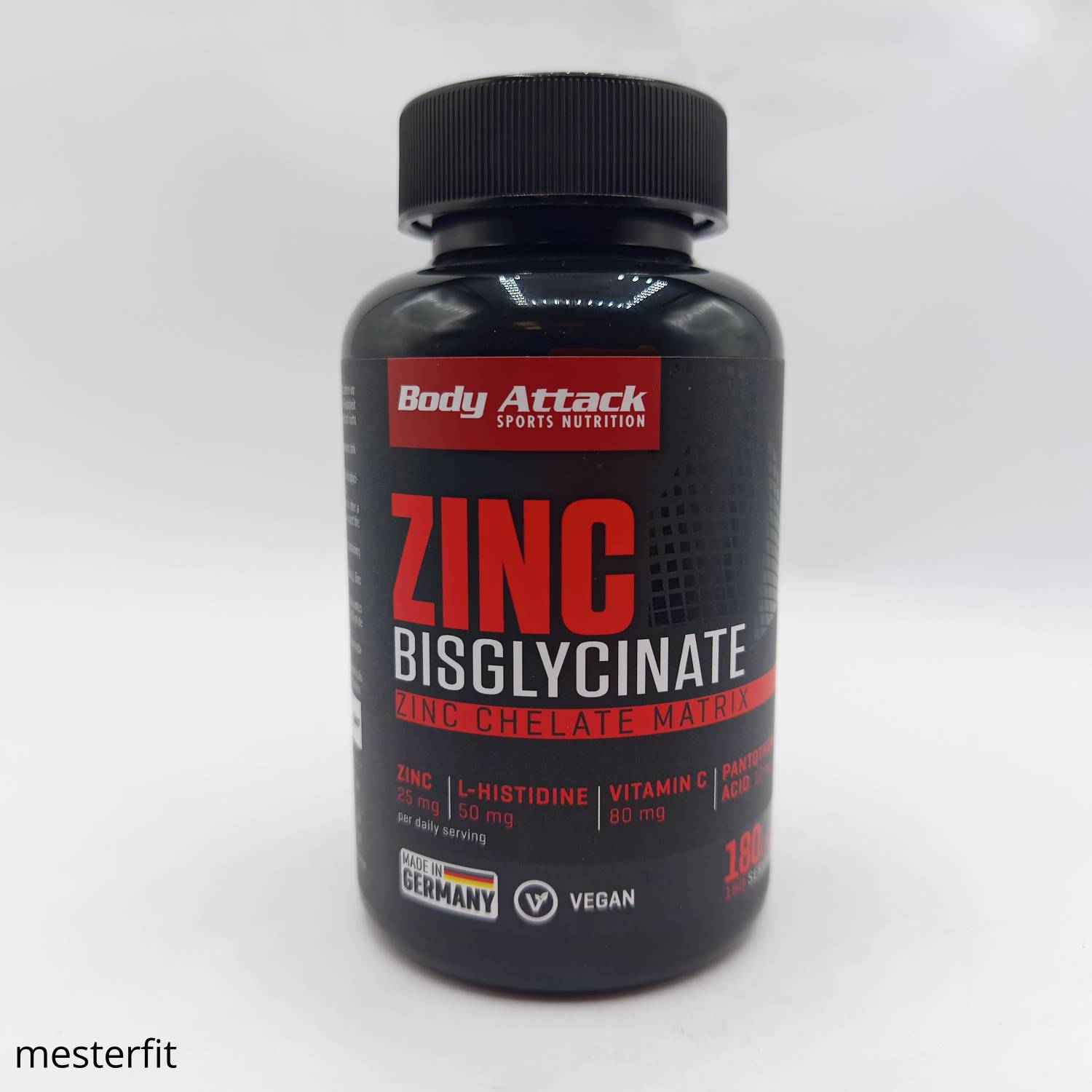 بیس گلیسینات روی بادی اتک 160 عدد Body Attack Zink Bisglycinate 2 بیس گلیسینات روی بادی اتک 160 عدد Body Attack Zink Bisglycinate