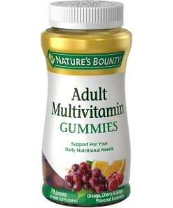 پاستیل مولتی ویتامین بزرگسالان نیچرز بونتی Nature's Bounty Adult Multivitamin