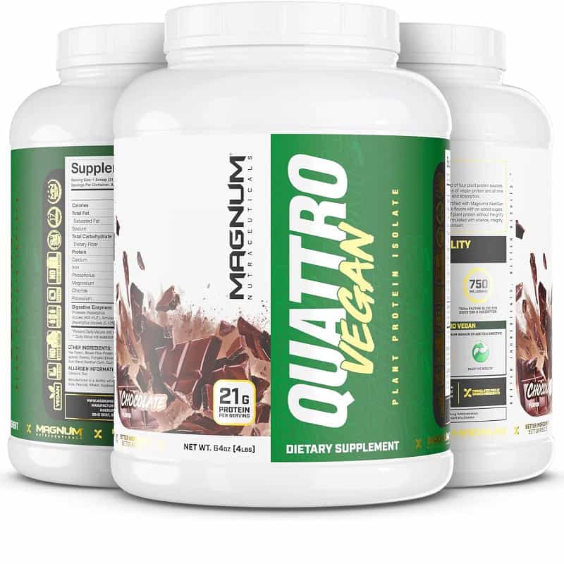 پروتئین گیاهی مگنوم کواترو Magnum Quattro Vegan 1 پروتئین گیاهی مگنوم کواترو Magnum Quattro Vegan