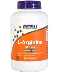 ال آرژنین ناو 500 میلی گرم 250 کپسول Now L-Arginine