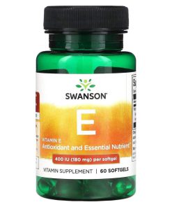 ویتامین ای سوانسون 60 عدد SWANSON Vitamin E 400IU 180mg