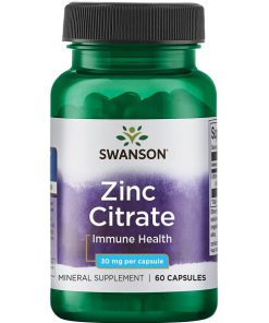 کپسول زینک سیترات سوانسون 60 عدد Swanson Zinc