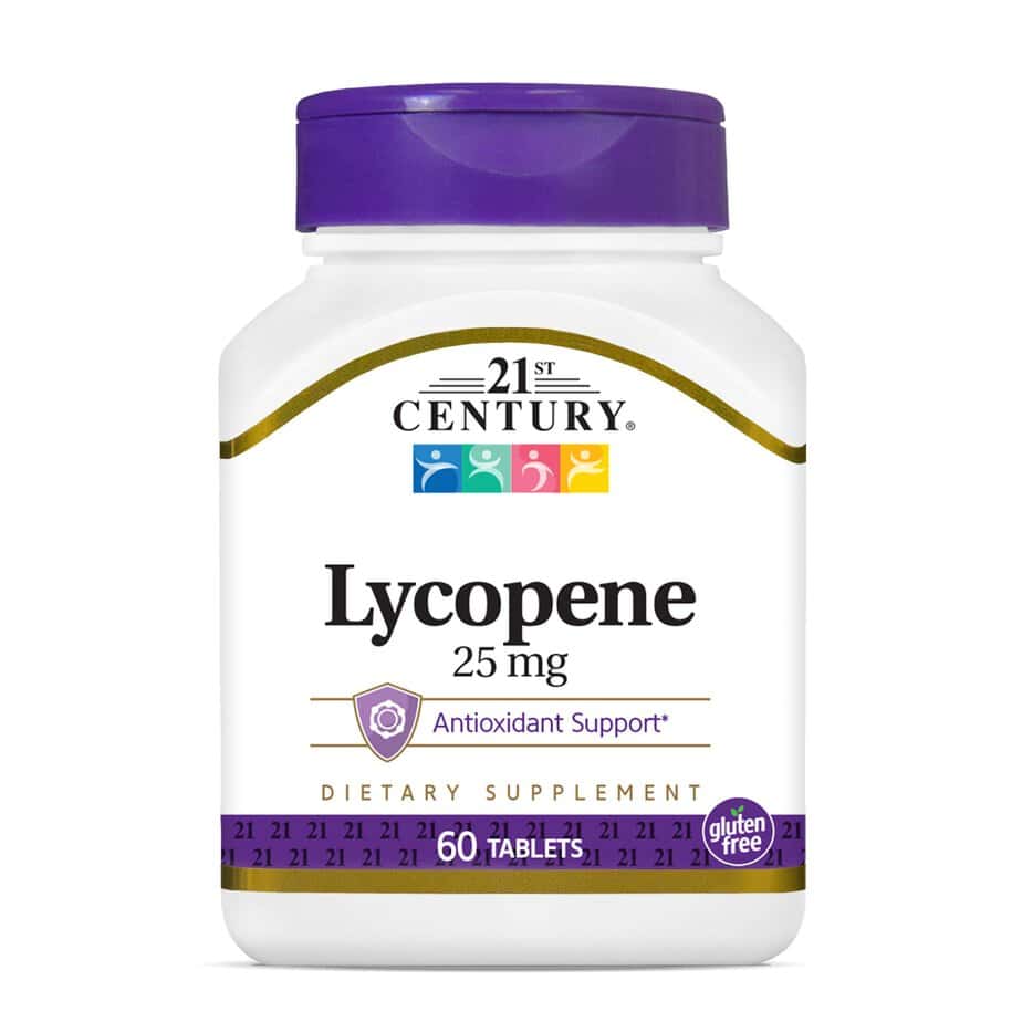 لیکوپن سنتری خارجی اورجینال 25 میلی گرم 60 عدد 21st Century Lycopene 1 لیکوپن سنتری 25 میلی گرم 60 عدد 21st Century Lycopene