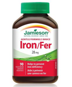 کپسول آهن جمیسون 28 میل 90 عدد  Jamieson Gentle Iron