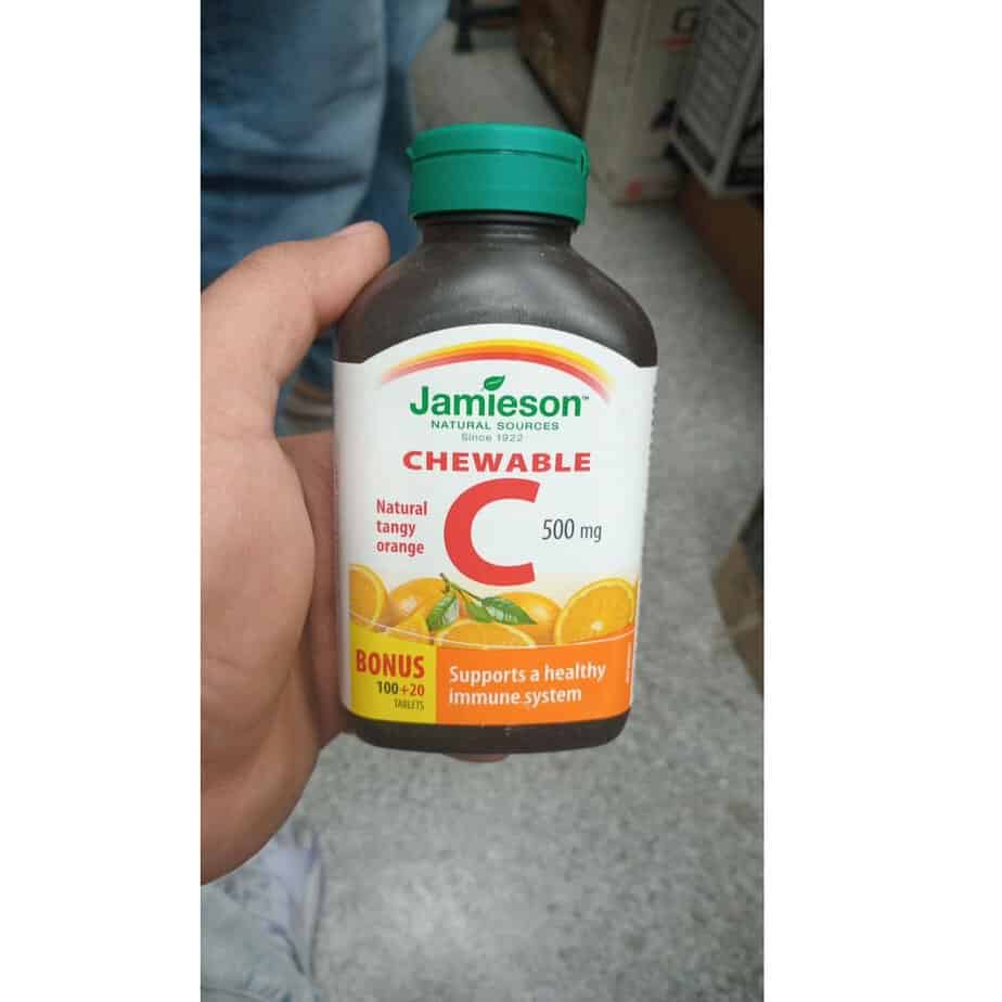 ویتامین سی جمیسون 500 میل 120 عددی Jamieson Vitamin C 6 ویتامین سی جمیسون 500 میل 120 عدد طعم پرتقال Jamieson Vitamin C
