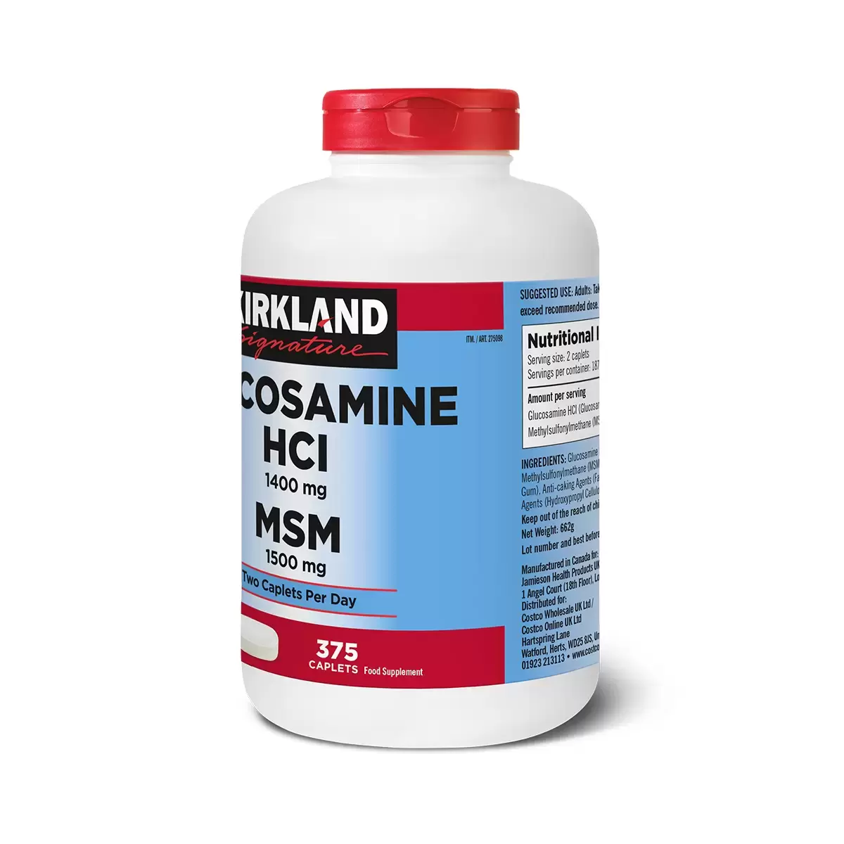 گلوکزامین اچ سی ال و ام اس ام کرکلند Kirkland Glucosamine HCI & MSM 4 گلوکزامین اچ سی ال و ام اس ام کرکلند Kirkland Glucosamine HCI & MSM