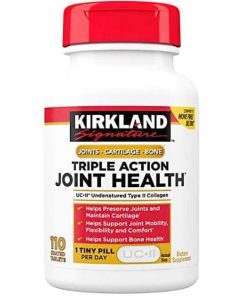 محافظت کننده مفصل جوینت هلث کرکلند Kirkland Triple Action Joint Health محافظت کننده مفصل جوینت هلث کرکلند Kirkland Triple Action Joint Health یک مکمل پیشرفته برای حمایت از سلامت مفاصل است که با ترکیبی منحصر به فرد از کلاژن نوع II غیر طبیعی، اسید هیالورونیک و بور ساخته شده است. این محصول به طور خاص برای افرادی تولید شده است که به دنبال بهبود و حفظ سلامت مفاصل، انعطاف‌پذیری، و تحرک بیشتر هستند. ترکیبات اصلی مکمل کرکلند کلاژن نوع II غیر طبیعی (UCII®): کلاژن نوع II یکی از اجزای اصلی بافت مفصلی است که به حفظ سلامت و ترمیم غضروف‌های مفصلی کمک می‌کند. این نوع کلاژن به ویژه برای افرادی که دچار درد و سفتی مفاصل هستند، بسیار مفید است. UCII® یک فرم انحصاری و غیر طبیعی از کلاژن نوع II است که با کارآیی بالا در حمایت از سلامت مفاصل شناخته می‌شود. اسید هیالورونیک: اسید هیالورونیک یک ماده طبیعی است که در مفاصل بدن یافت می‌شود و نقش کلیدی در حفظ روانکاری مفاصل و کاهش اصطکاک بین غضروف‌ها دارد. این ماده باعث حفظ رطوبت در مفاصل می‌شود و به تسهیل حرکت مفاصل و کاهش درد کمک می‌کند. بور: بور یک ماده معدنی مهم است که نقش اساسی در حمایت از سلامت استخوان‌ها و مفاصل دارد. این ماده به تنظیم و متابولیسم مواد معدنی مهمی مانند کلسیم، منیزیم و فسفر که برای استحکام و سلامت استخوان‌ها ضروری هستند، کمک می‌کند. فواید مکمل Kirkland Signature Triple Action Joint Health مکمل محافظت کننده مفصل جوینت هلث کرکلند Kirkland Triple Action Joint Health یک راهکار موثر برای حمایت از سلامت مفاصل و استخوان‌ها است که با ترکیبی منحصر به فرد از کلاژن نوع II غیر طبیعی، اسید هیالورونیک و بور تهیه شده است. این مکمل با بهبود انعطاف‌پذیری و تحرک مفاصل و کاهش درد و ناراحتی‌های مفصلی، می‌تواند به بهبود کیفیت زندگی افراد کمک کند. با مصرف منظم این مکمل، می‌توانید از سلامت مفاصل و استخوان‌های خود محافظت کرده و زندگی فعال و بدون درد را تجربه کنید. حفظ سلامت مفاصل و غضروف‌ها: کلاژن نوع II غیر طبیعی موجود در این مکمل، به حفظ و ترمیم غضروف‌های مفصلی کمک می‌کند و به جلوگیری از تحلیل رفتن مفاصل در اثر افزایش سن یا فعالیت‌های فیزیکی سنگین کمک می‌کند. افزایش تحرک و انعطاف‌پذیری مفاصل: ترکیب اسید هیالورونیک و کلاژن نوع II باعث افزایش انعطاف‌پذیری و تسهیل حرکت مفاصل می‌شود. این ویژگی به ویژه برای ورزشکاران و افرادی که دچار خشکی و سفتی مفاصل هستند، بسیار حائز اهمیت است. کمک به سلامت استخوان‌ها: بور موجود در این مکمل، به حمایت از سلامت استخوان‌ها و کاهش خطر پوکی استخوان کمک می‌کند. این ماده به حفظ تعادل مواد معدنی در استخوان‌ها کمک کرده و از تحلیل رفتن آن‌ها جلوگیری می‌کند. بهبود راحتی و کاهش درد مفاصل: مصرف منظم این مکمل می‌تواند به کاهش درد و ناراحتی‌های ناشی از مشکلات مفصلی کمک کند و کیفیت زندگی افراد را بهبود بخشد. نحوه مصرف محافظت کننده مفصل جوینت هلث کرکلند Kirkland Triple Action Joint Health محافظت کننده مفصل جوینت هلث کرکلند Kirkland Triple Action Joint Health