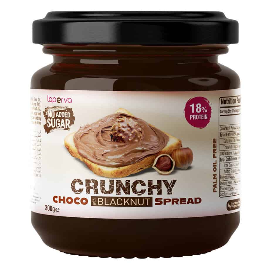 شکلات پروتئینی و آجیلی لاپروا Laperva Crunchy Choco BlackNut 1 شکلات پروتئینی و آجیلی لاپروا Laperva Crunchy Choco BlackNut