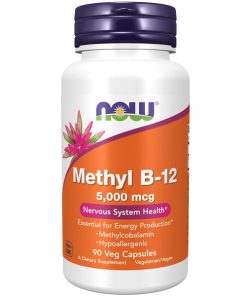 مکمل متیل ب 12 ناو 5000 میکروگرم 90 عدد NOW Methyl B12